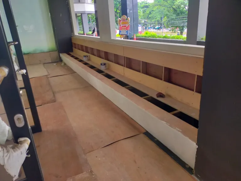 jasa membuat sofa cafe custom busa yellow vitta destiny